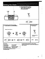 Preview for 11 page of Sony CFD-DW250L Operating Instructions Manual