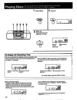 Предварительный просмотр 12 страницы Sony CFD-DW250L Operating Instructions Manual