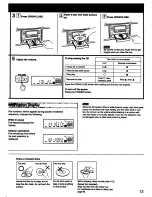 Предварительный просмотр 13 страницы Sony CFD-DW250L Operating Instructions Manual