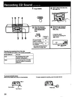 Предварительный просмотр 20 страницы Sony CFD-DW250L Operating Instructions Manual