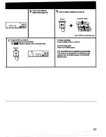 Предварительный просмотр 23 страницы Sony CFD-DW250L Operating Instructions Manual