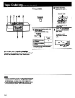 Предварительный просмотр 24 страницы Sony CFD-DW250L Operating Instructions Manual