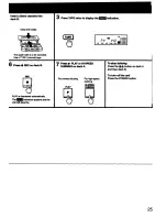 Предварительный просмотр 25 страницы Sony CFD-DW250L Operating Instructions Manual