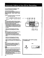 Предварительный просмотр 34 страницы Sony CFD-DW250L Operating Instructions Manual