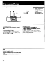 Предварительный просмотр 44 страницы Sony CFD-DW250L Operating Instructions Manual