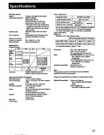 Предварительный просмотр 47 страницы Sony CFD-DW250L Operating Instructions Manual