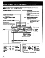 Предварительный просмотр 54 страницы Sony CFD-DW250L Operating Instructions Manual