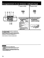 Предварительный просмотр 70 страницы Sony CFD-DW250L Operating Instructions Manual