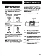 Предварительный просмотр 111 страницы Sony CFD-DW250L Operating Instructions Manual