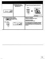 Preview for 119 page of Sony CFD-DW250L Operating Instructions Manual