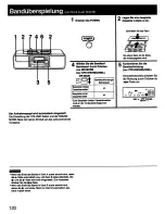 Preview for 120 page of Sony CFD-DW250L Operating Instructions Manual