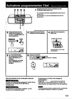 Предварительный просмотр 133 страницы Sony CFD-DW250L Operating Instructions Manual