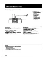 Предварительный просмотр 140 страницы Sony CFD-DW250L Operating Instructions Manual