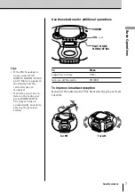 Предварительный просмотр 7 страницы Sony CFD-E55 Operating Instructions  (primary manual) Operating Instructions Manual