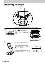 Предварительный просмотр 10 страницы Sony CFD-E55 Operating Instructions  (primary manual) Operating Instructions Manual