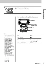 Предварительный просмотр 11 страницы Sony CFD-E55 Operating Instructions  (primary manual) Operating Instructions Manual