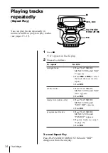 Предварительный просмотр 14 страницы Sony CFD-E55 Operating Instructions  (primary manual) Operating Instructions Manual