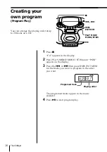 Предварительный просмотр 16 страницы Sony CFD-E55 Operating Instructions  (primary manual) Operating Instructions Manual