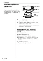 Предварительный просмотр 18 страницы Sony CFD-E55 Operating Instructions  (primary manual) Operating Instructions Manual