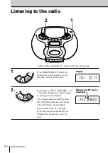 Preview for 6 page of Sony CFD-E55L Operating Instructions Manual