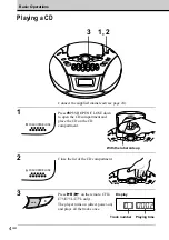 Preview for 4 page of Sony CFD-E75 Marketing Operating Instructions Manual