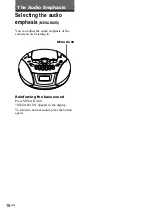 Preview for 18 page of Sony CFD-E75 Marketing Operating Instructions Manual