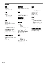 Preview for 32 page of Sony CFD-E75 Marketing Operating Instructions Manual