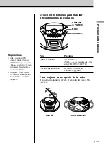 Preview for 39 page of Sony CFD-E75 Marketing Operating Instructions Manual