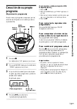 Preview for 47 page of Sony CFD-E75 Marketing Operating Instructions Manual