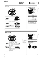 Предварительный просмотр 4 страницы Sony CFD-E75L Service Manual