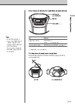 Предварительный просмотр 7 страницы Sony CFD-E90L Operating Instructions Manual