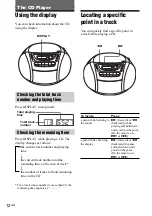 Предварительный просмотр 12 страницы Sony CFD-E90L Operating Instructions Manual