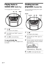 Предварительный просмотр 14 страницы Sony CFD-E90L Operating Instructions Manual