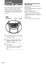 Предварительный просмотр 16 страницы Sony CFD-E90L Operating Instructions Manual