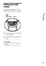 Предварительный просмотр 17 страницы Sony CFD-E90L Operating Instructions Manual