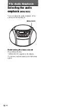 Предварительный просмотр 18 страницы Sony CFD-E90L Operating Instructions Manual