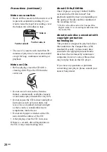 Preview for 28 page of Sony CFD-E95 - Cd Radio Cassette-corder Operating Instructions Manual