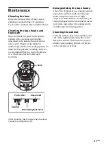 Preview for 31 page of Sony CFD-E95 - Cd Radio Cassette-corder Operating Instructions Manual