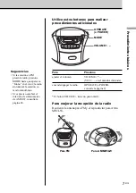 Preview for 39 page of Sony CFD-E95 - Cd Radio Cassette-corder Operating Instructions Manual