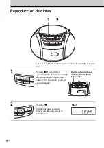 Preview for 40 page of Sony CFD-E95 - Cd Radio Cassette-corder Operating Instructions Manual