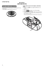 Предварительный просмотр 4 страницы Sony CFD-F10 - Cd Radio Cassette-corder Service Manual