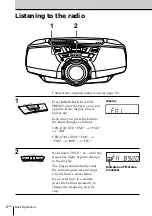 Preview for 6 page of Sony CFD-G30 - Cd Radio Cassette-corder Operating Instructions Manual