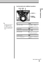 Preview for 9 page of Sony CFD-G30 - Cd Radio Cassette-corder Operating Instructions Manual