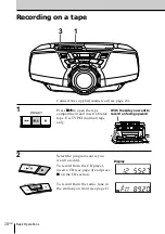 Preview for 10 page of Sony CFD-G30 - Cd Radio Cassette-corder Operating Instructions Manual