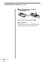 Preview for 24 page of Sony CFD-G30 - Cd Radio Cassette-corder Operating Instructions Manual