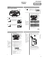 Preview for 5 page of Sony CFD-G550CP Service Manual