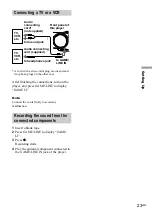 Предварительный просмотр 23 страницы Sony CFD-G70 - Cd Radio Cassette-corder Operating Instructions Manual