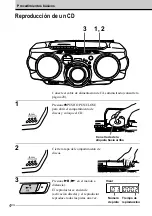 Предварительный просмотр 34 страницы Sony CFD-G70 - Cd Radio Cassette-corder Operating Instructions Manual