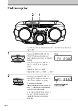 Предварительный просмотр 36 страницы Sony CFD-G70 - Cd Radio Cassette-corder Operating Instructions Manual