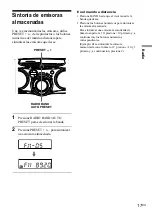 Предварительный просмотр 47 страницы Sony CFD-G70 - Cd Radio Cassette-corder Operating Instructions Manual